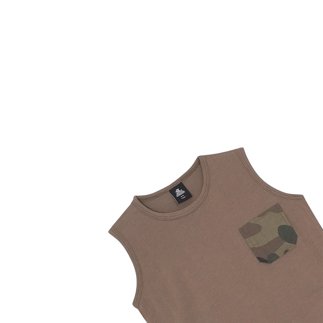 CAMOUFLAGE SANDO-SET