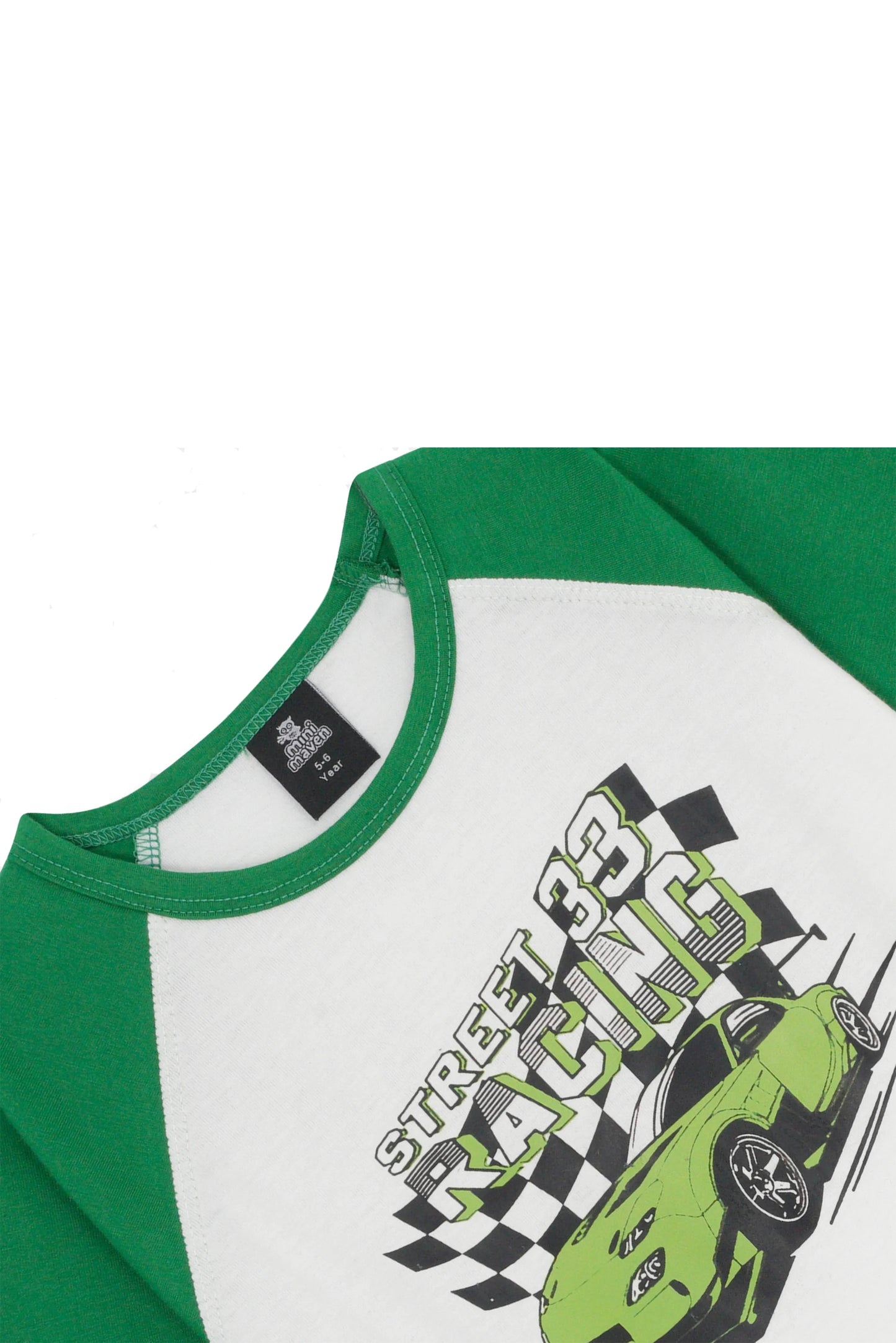 STREET RACING GREEN CO-ORD SET