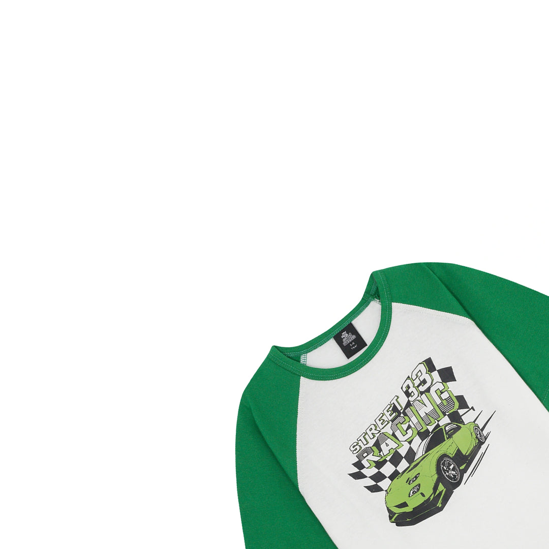 STREET RACING GREEN CO-ORD SET