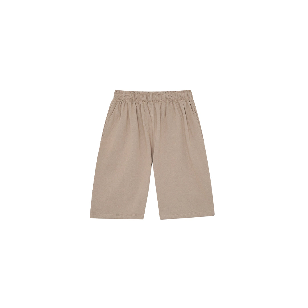 WHITE AND BEIGE PANEL SUMMER CO-ORD SET