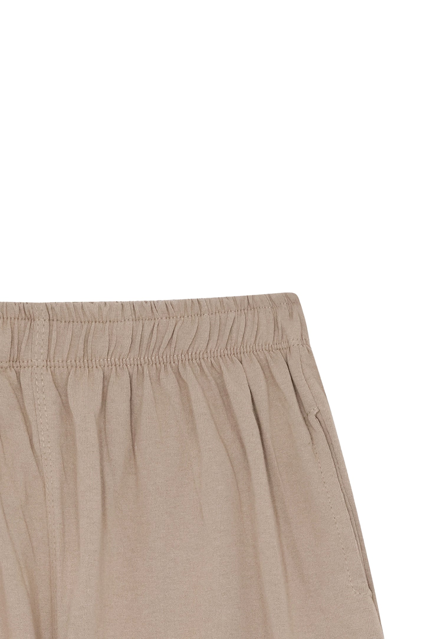 WHITE AND BEIGE PANEL SUMMER CO-ORD SET