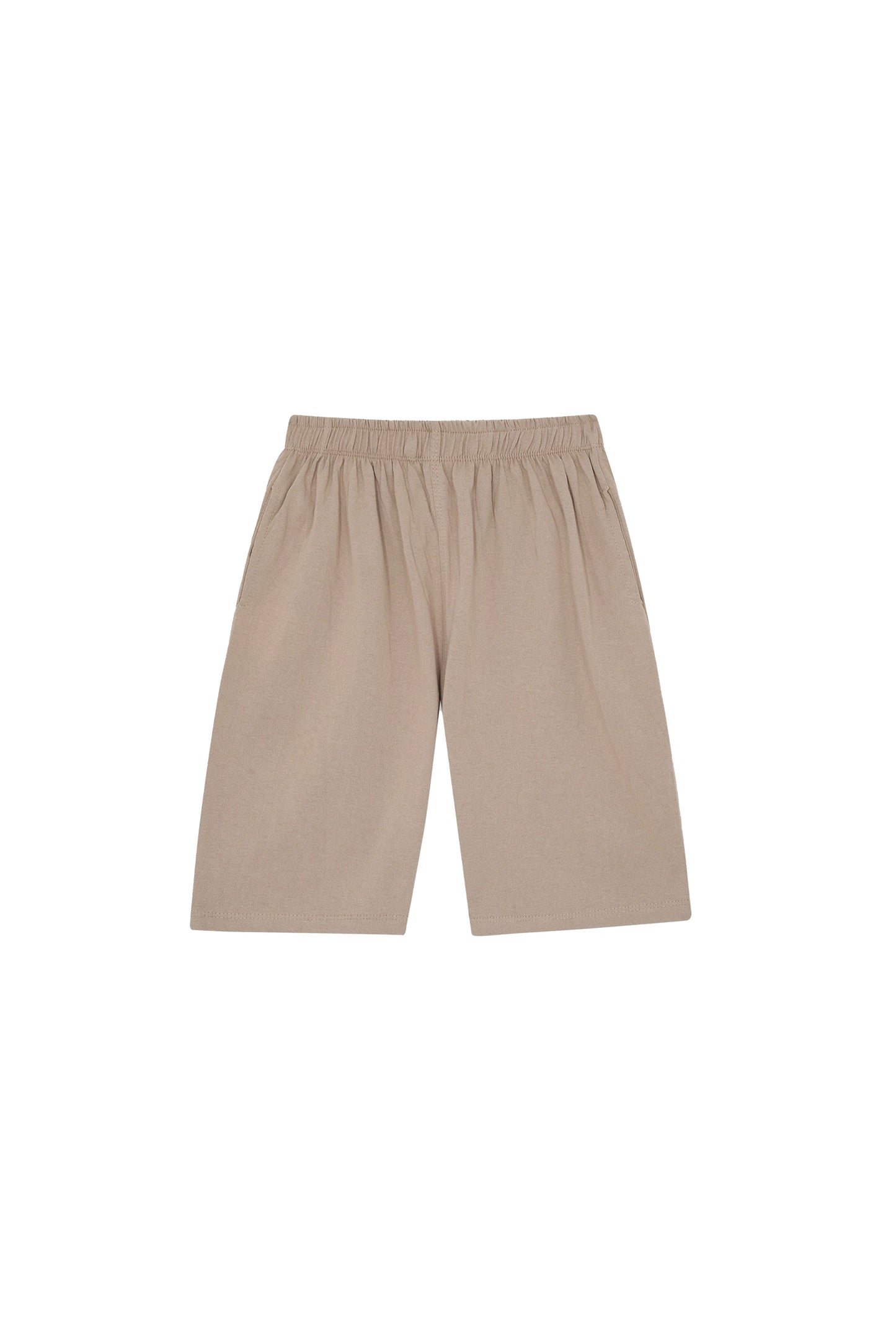 WHITE AND BEIGE PANEL SUMMER CO-ORD SET