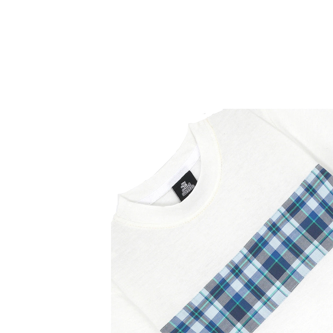 WHITE AND BLUE CHECK CO-ORD SET