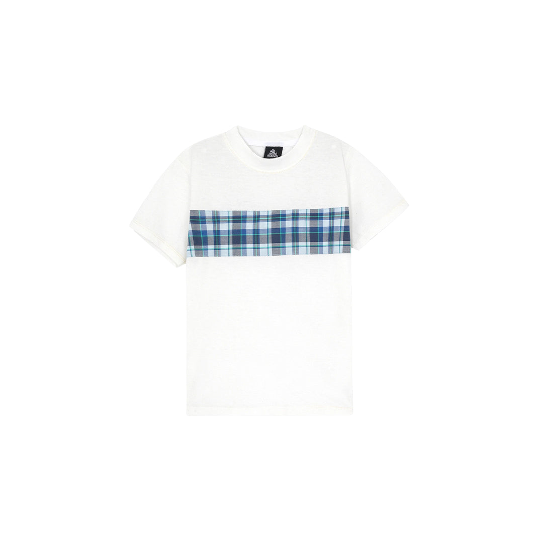 WHITE AND BLUE CHECK CO-ORD SET