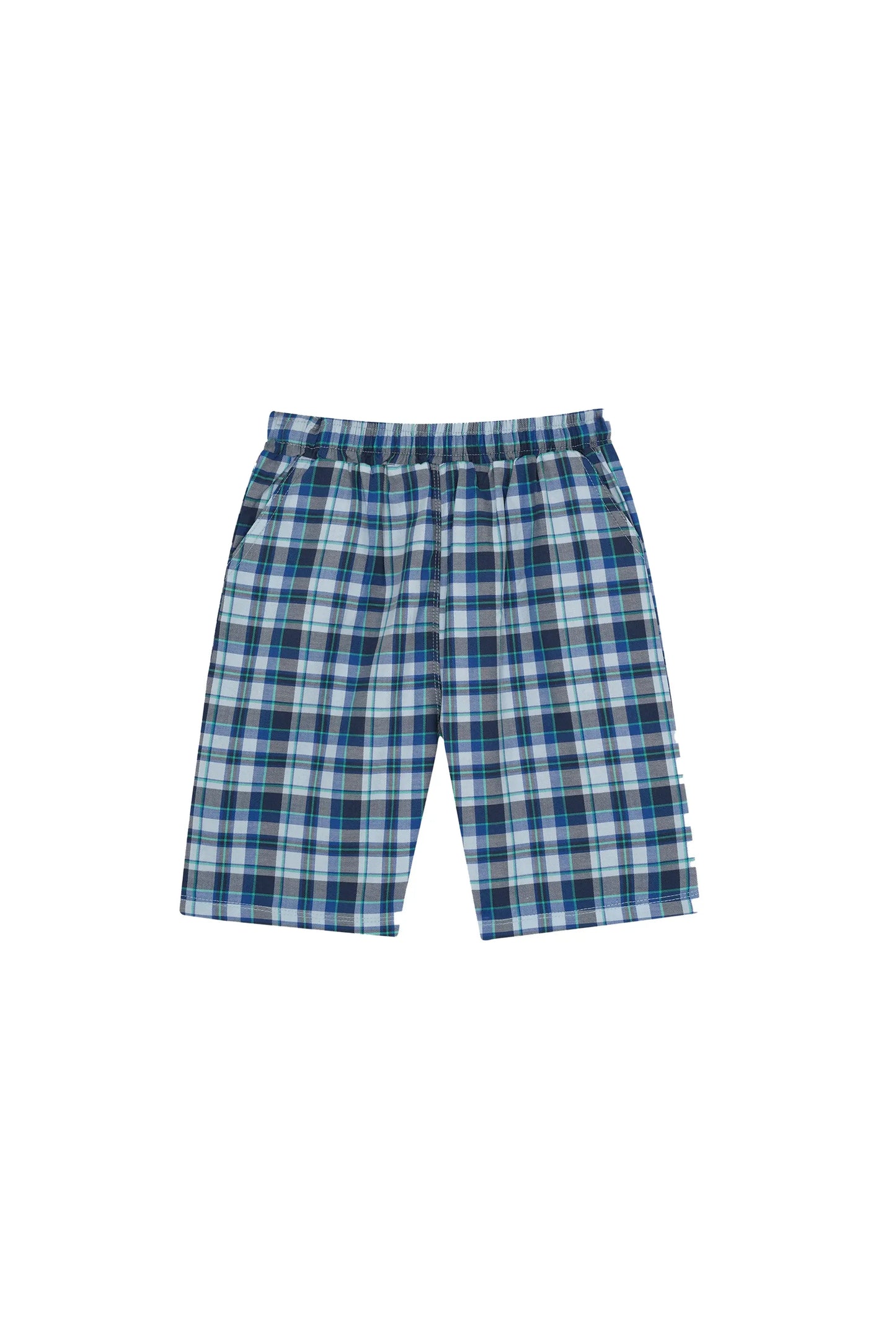 WHITE AND BLUE CHECK CO-ORD SET