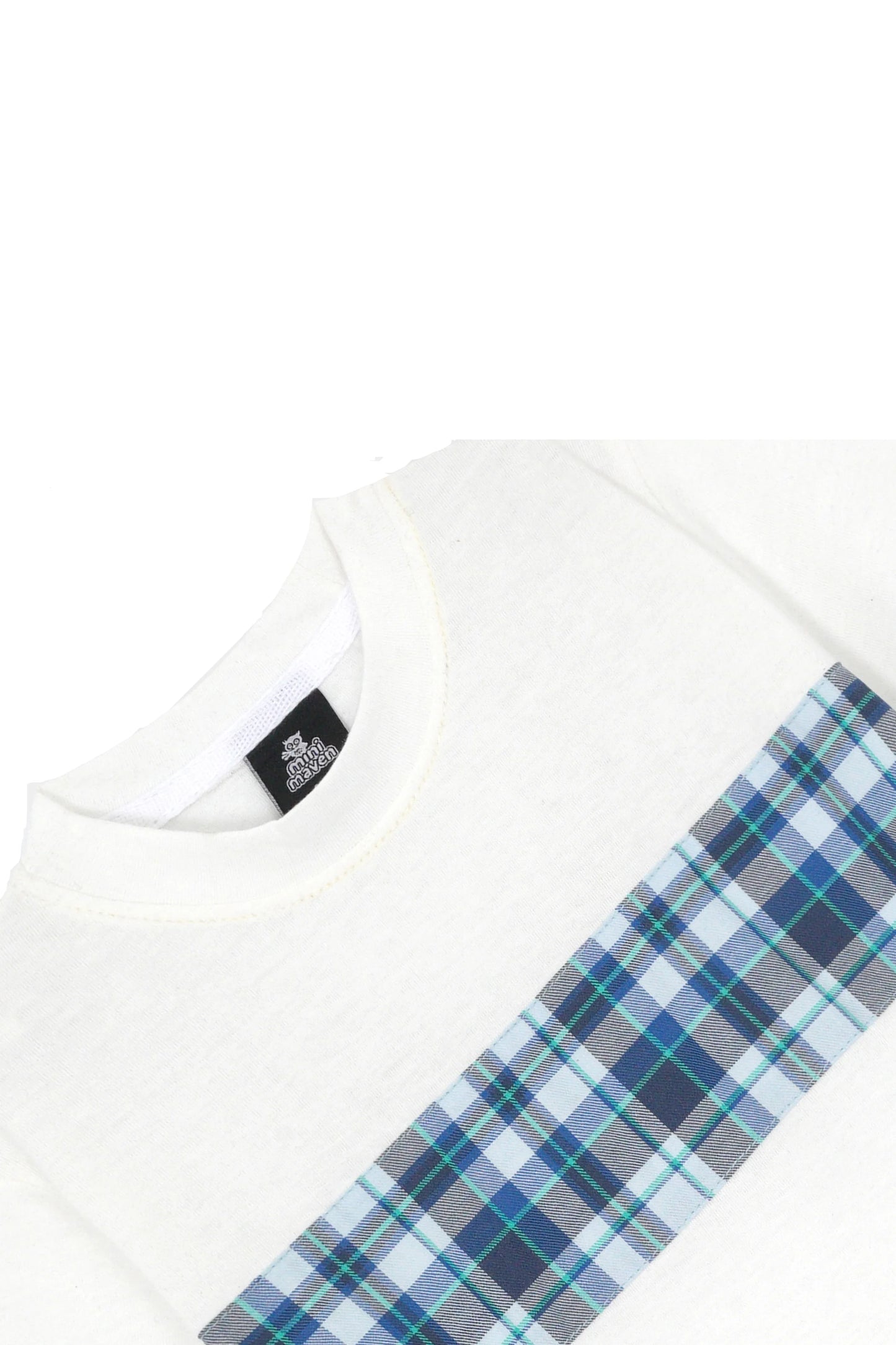 WHITE AND BLUE CHECK CO-ORD SET