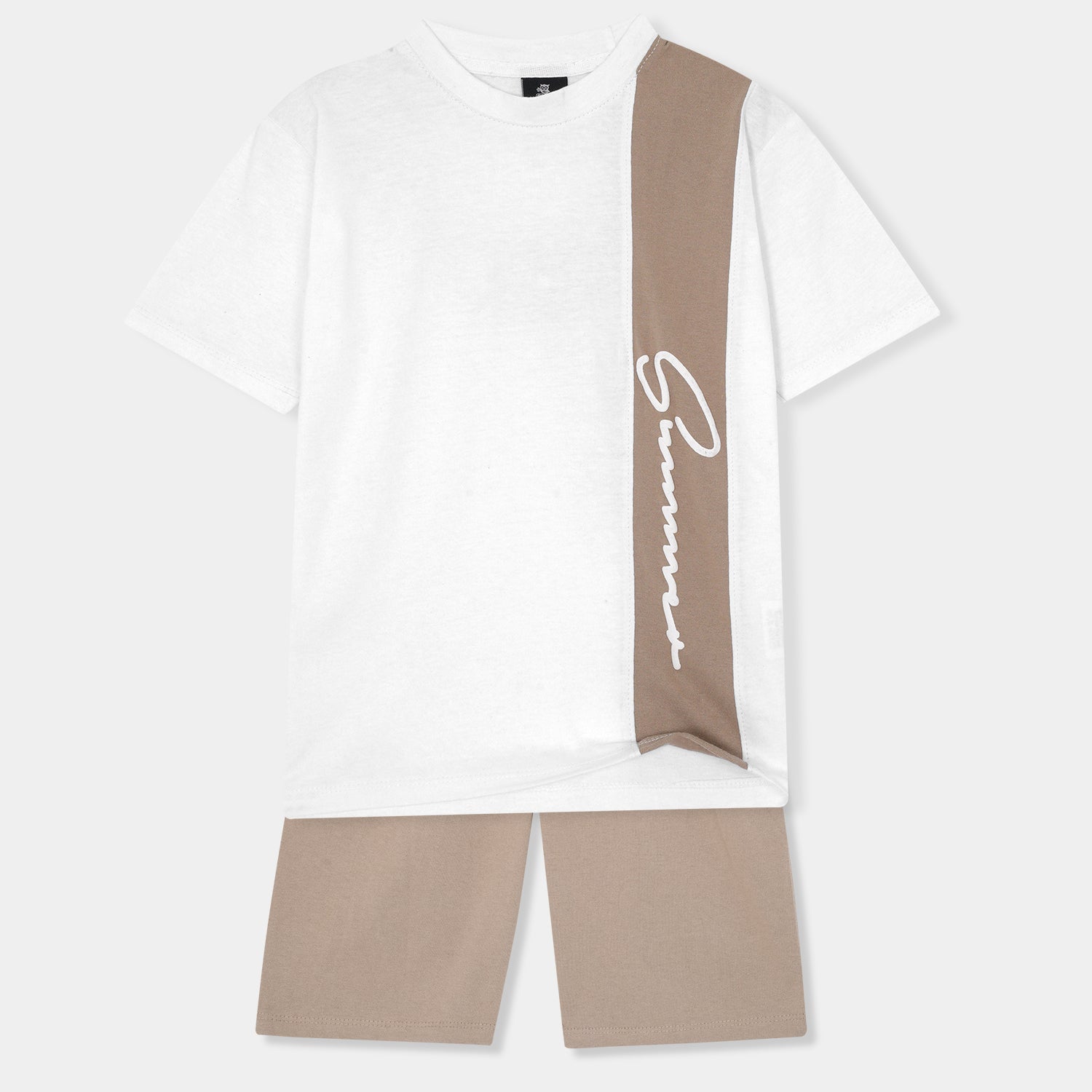 Kids shorts and shirts with letter printing