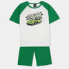 Raglan half Sleeve set with racing car print