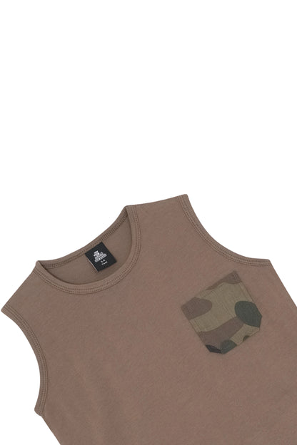 CAMOUFLAGE SANDO-SET