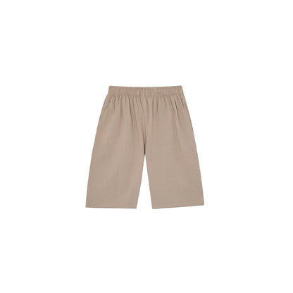 WHITE AND BEIGE PANEL SUMMER CO-ORD SET