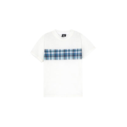 WHITE AND BLUE CHECK CO-ORD SET