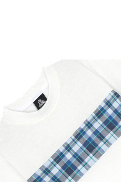 WHITE AND BLUE CHECK CO-ORD SET