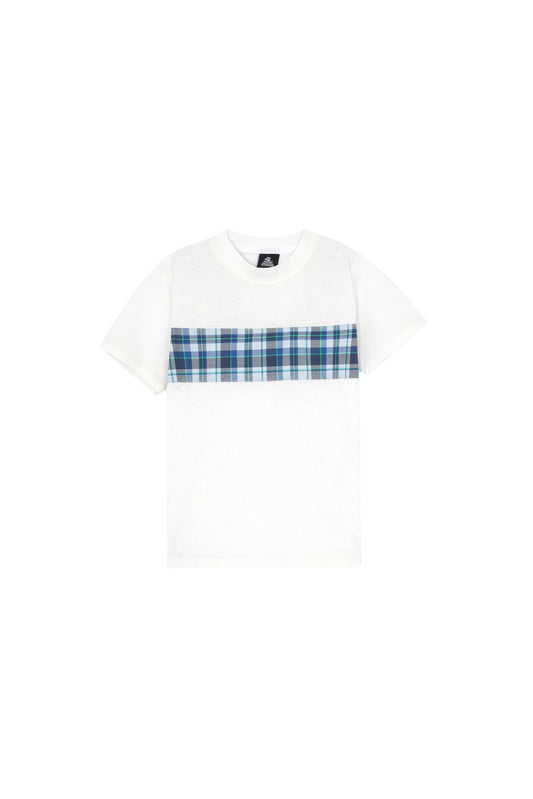 WHITE AND BLUE CHECK CO-ORD SET