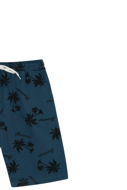 WHITE SUMMER SANDO-SET